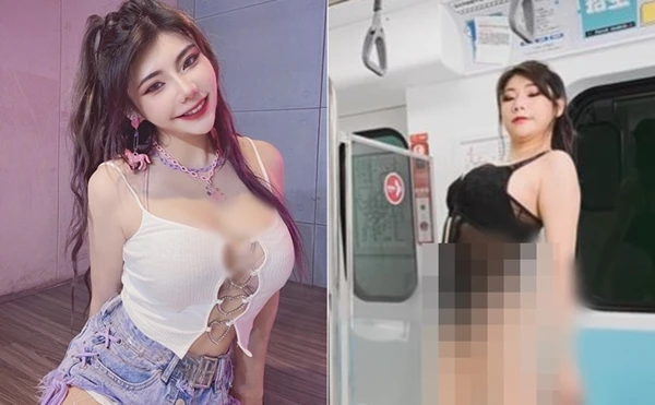 Đỏ mặt trước hot girl mặc nội y nhảy múa phản cảm trên tàu