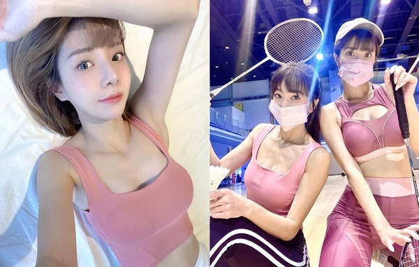 Diện đồ tập đơn giản, hot girl cổ vũ vẫn cuốn hút mê người