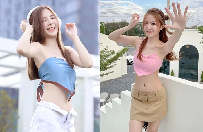 Hot girl Thái Lan diện áo yếm khoe body đẹp mê mẩn