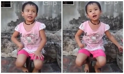 Bé gái hát dân ca xứ Nghệ lay động lòng người