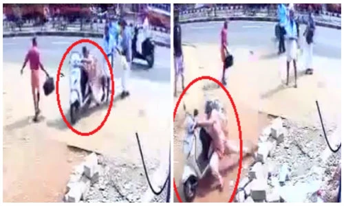 Pha tuột tay ga ghê sợ của cô gái xinh đẹp