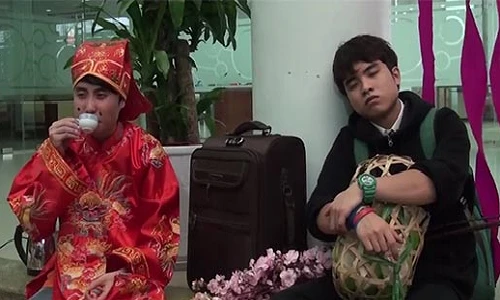 Sinh viên làm clip hài nhắc game thủ về quê ăn Tết