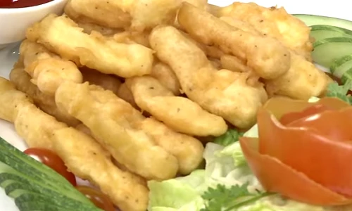 Ngon lạ món bì bưởi chiên giòn 