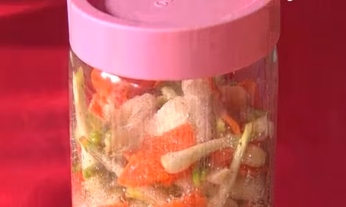 Ăn nhiều thịt kiểu gì cũng không ngán với dưa hành ngâm đường