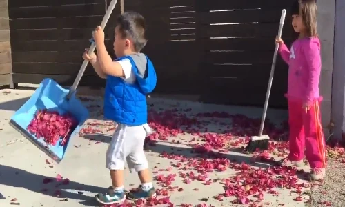 Cười vỡ bụng với cậu bé ga lăng nhưng... phá hoại