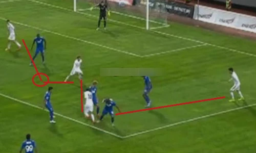 Pha phối hợp đánh gót siêu đẳng theo phong cách Tiki Taka