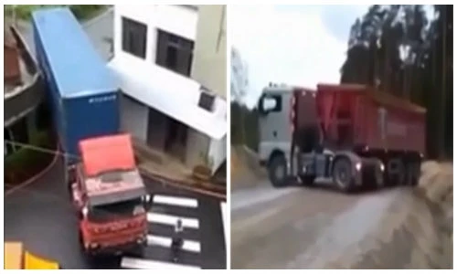 Kiểu lái xe "thần thánh" ít tài xế làm được