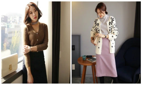 Muôn kiểu điệu với áo cardigan ngày lạnh