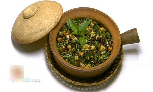 Cách nấu cơm gạo lứt trộn nấm, món ăn ngon bổ dưỡng