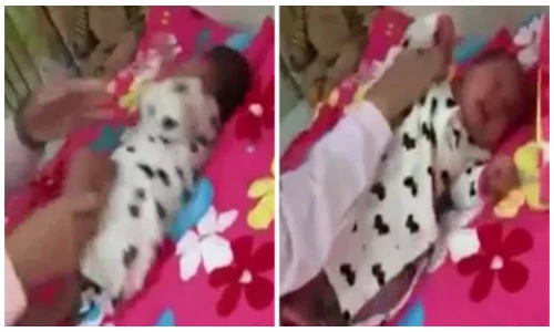 Phẫn nộ clip bác sĩ tập cho trẻ sơ sinh như bạo hành