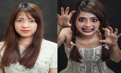 Thiếu nữ Hà Nội biến thành búp bê ma trong 5 phút