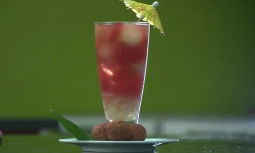 Trà vải dưa hấu, món đồ uống lạ cực dễ làm