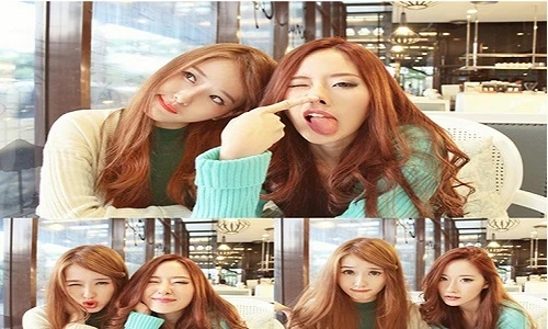 Chị em song sinh hot blogger chụp ảnh siêu xì-tin