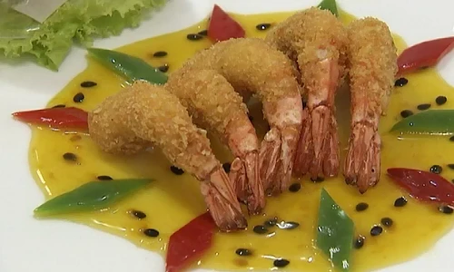 Bổ sung canxi với món tôm sốt chanh dây lạ miệng