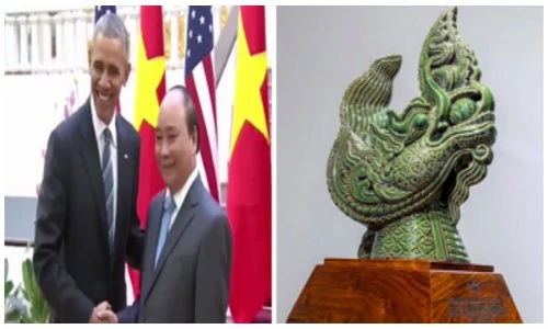 Món quà đặc biệt Thủ tướng Nguyễn Xuân Phúc tặng Tổng thống Obama