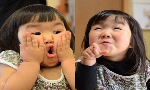 Những khuôn mặt đầy biểu cảm của trẻ