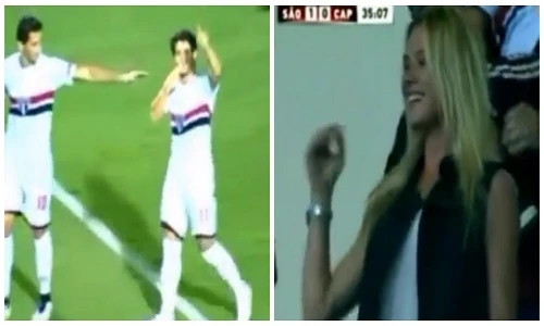 Màn thể hiện ướt át của Pato với bạn gái