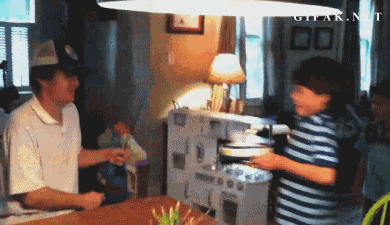 Ôi, bố giỏi quá!