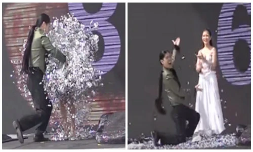 Lập kỷ lục thế giới thay 18 bộ váy trong 1 phút