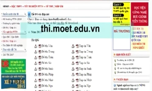 3 cách xem điểm thi THPT Quốc gia 2015