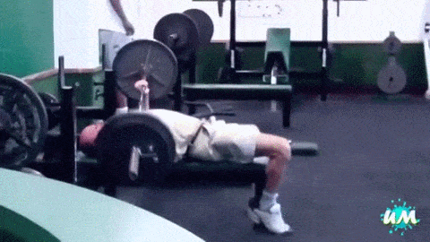 Có ai tập tạ như thế này không?