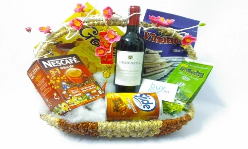 Mất 2 phút, có ngay giỏ quà Tết 2017 đẹp và sang trọng