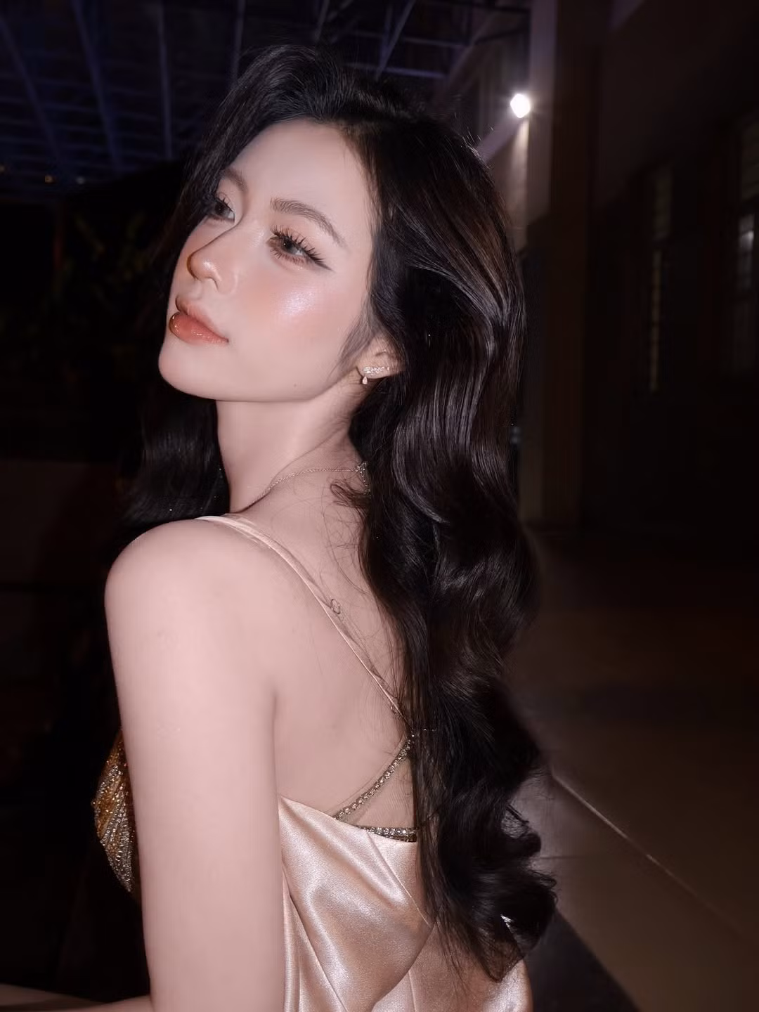 Tiktoker Tô Đát Kỷ, tên thật là Hà An, thời gian gần đây đang gây chú ý bởi nhan sắc xinh đẹp không góc chết. (Ảnh: IGNV)