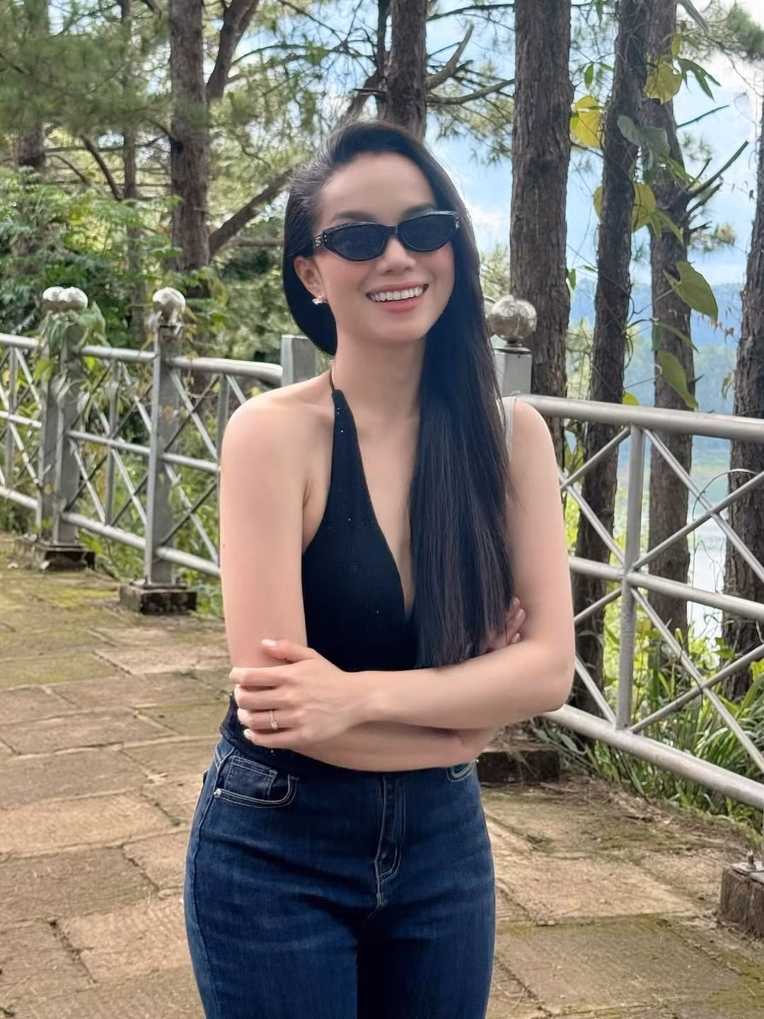 Hiện tại, Thiện Mỹ tận hưởng cuộc sống hôn nhân viên mãn, hạnh phúc bên chồng và con trai. (Ảnh: @myphan99)