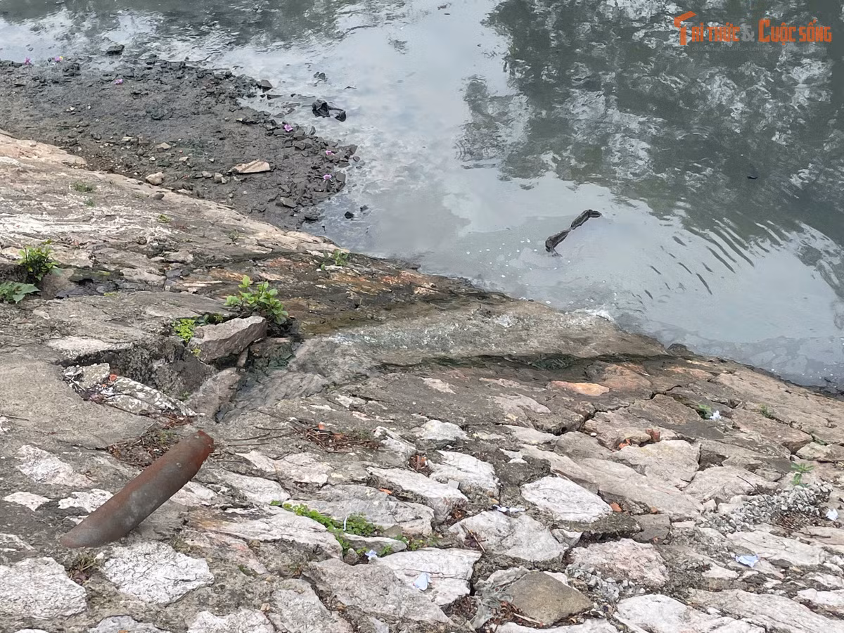 Chị T. - một cư dân sinh sống gần đây cho biết chỉ có những ngày mưa thì dòng sông mới có chút bớt đi hôi thối, còn những ngày nắng nóng, thậm chí gia đình chị đôi khi ở nhà cũng phải mang khẩu trang.