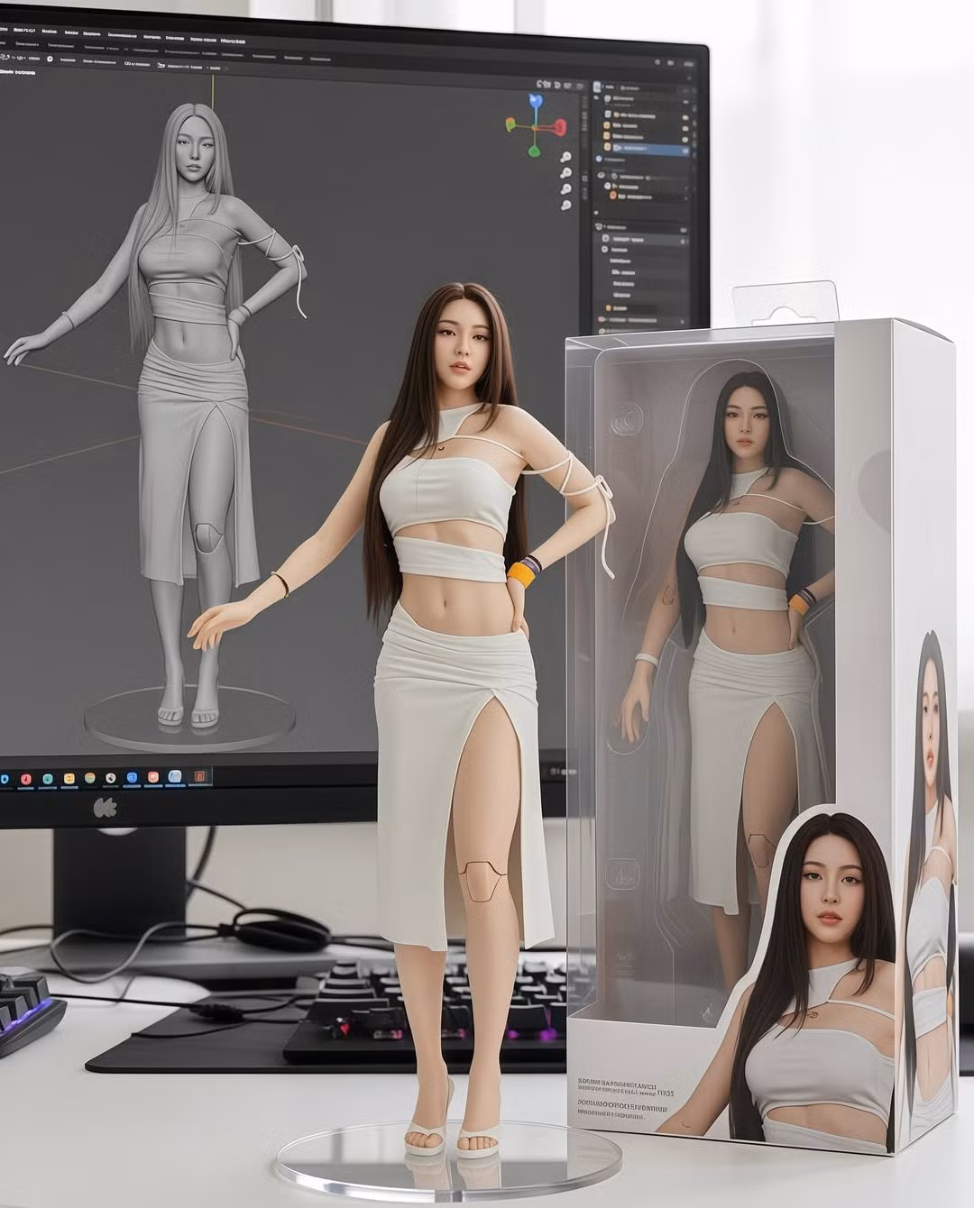 Mỗi bức tượng đều thể hiện độ chi tiết đáng kinh ngạc, tái hiện một cách sống động từng đường nét trên khuôn mặt, mái tóc, và cả những bộ trang phục mà Janet đã từng mặc. (Ảnh: IGNV)