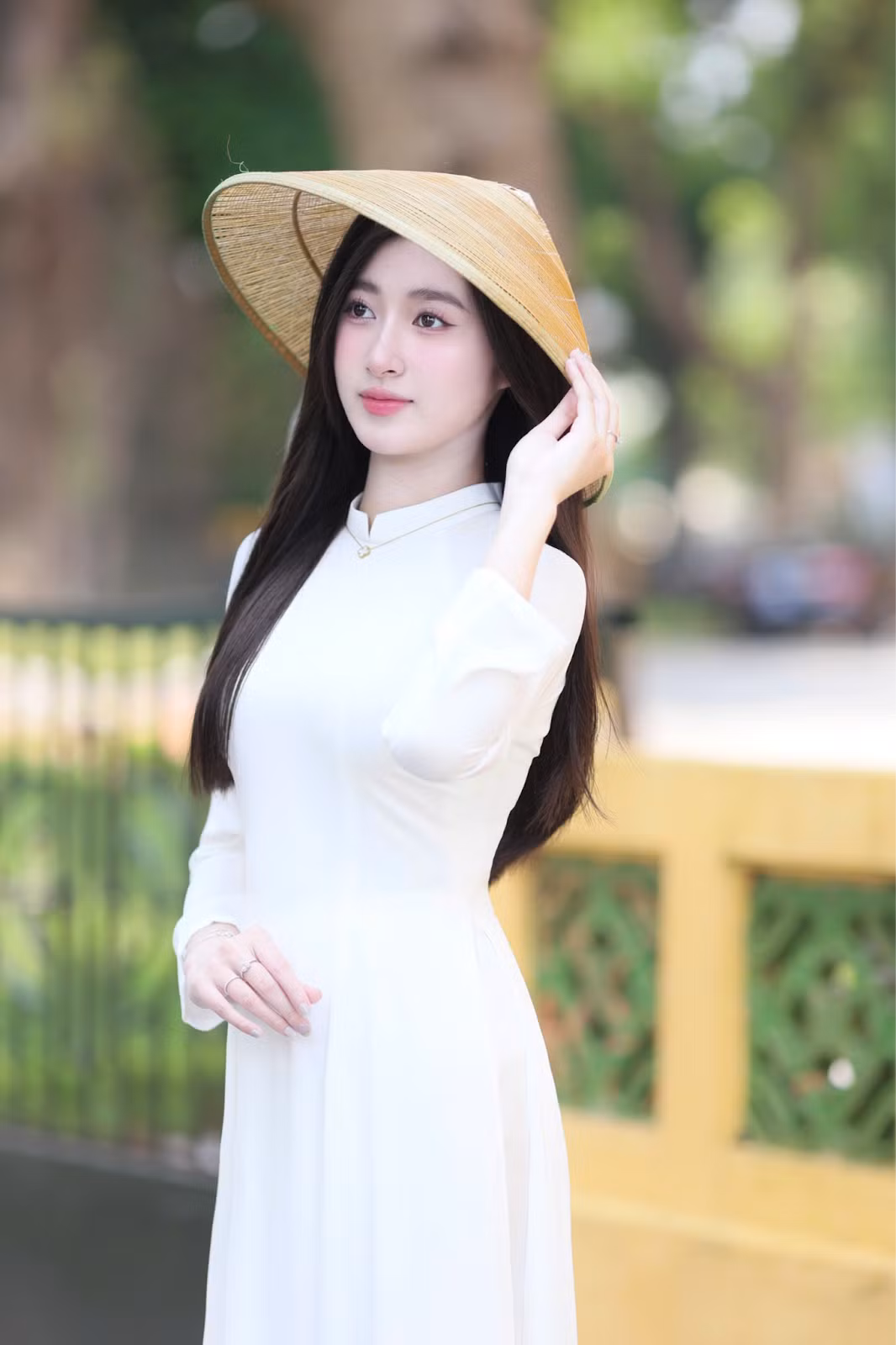 Tuy nhiên, bước ngoặt quan trọng đã đến khi Trâm Anh quyết định tham gia cuộc thi "Học sinh thanh lịch" của Trường THPT Xuân Mai (Chương Mỹ, Hà Nội) vào năm 2022. Với sự khích lệ từ thầy cô và bạn bè, cô đã vượt qua nỗi sợ hãi ban đầu và xuất sắc giành chiến thắng, trở thành hoa khôi của trường.