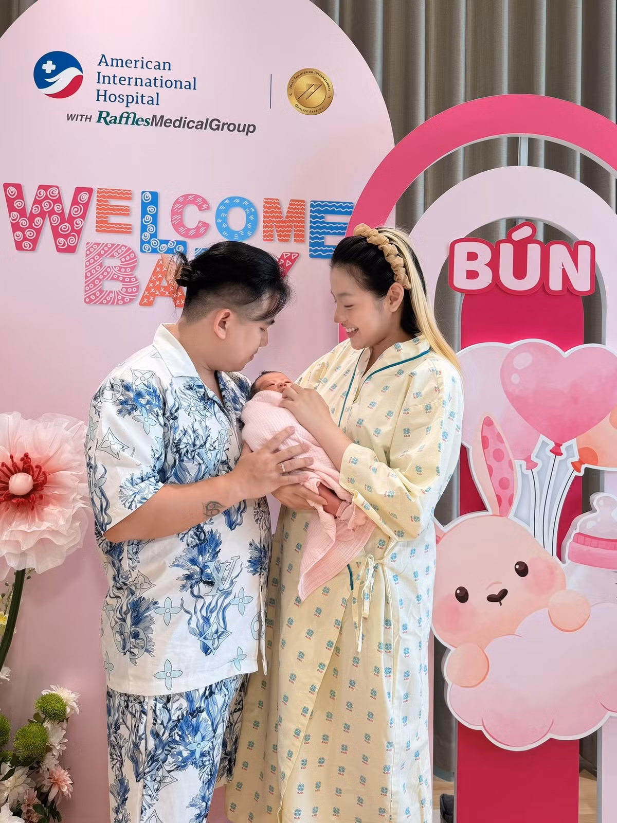 Trước đó ít ngày, Trần Thanh Tâm đã chia sẻ tin vui đặc biệt trên trang cá nhân, thông báo đã hạ sinh công chúa đầu lòng khỏe mạnh. (Ảnh: FBNV)