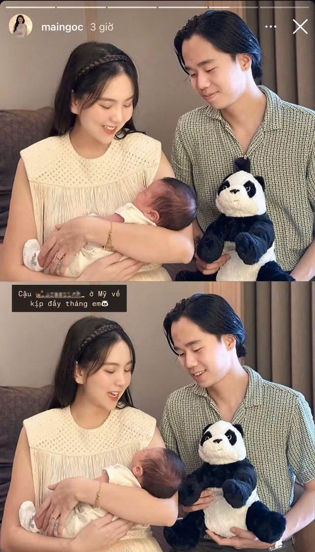 Là một trong số những mẹ bỉm được quan tâm nhất trên mạng xã hội hiện nay, buổi đầy tháng của quý tử nhà MC Mai Ngọc thu hút sự chú ý của nhiều người. Trên trang cá nhân, cô nàng đã chia sẻ những khoảnh khắc ấm cúng trong lễ đầy tháng của bé Panda.