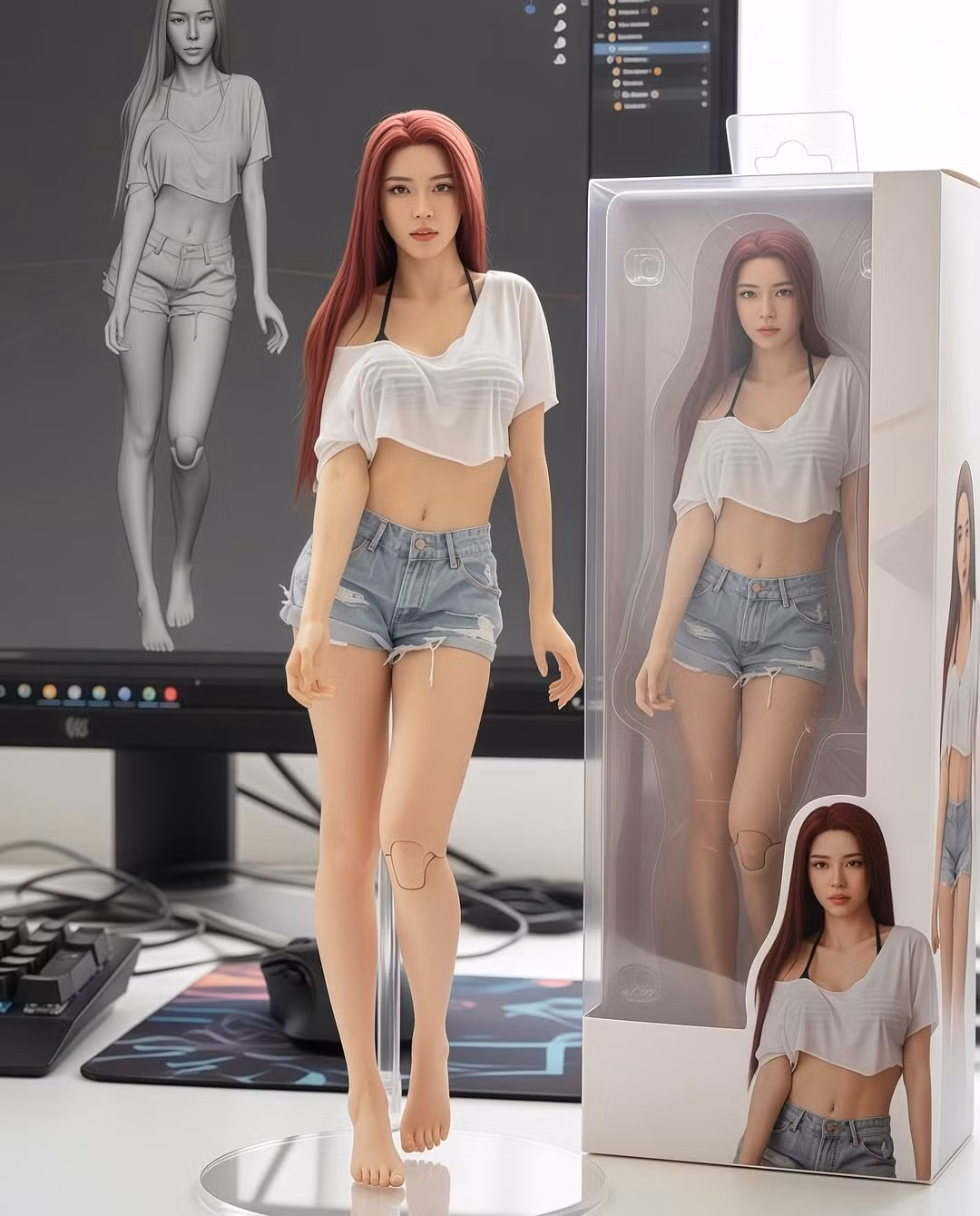 Janet Kanokwan Saesim, nữ người mẫu xe hơi nổi tiếng của Thái Lan, đã "bắt trend" một cách xuất sắc, tạo ra những tác phẩm "cuốn không lối thoát" và thu hút sự chú ý của đông đảo người hâm mộ. (Ảnh: IGNV)