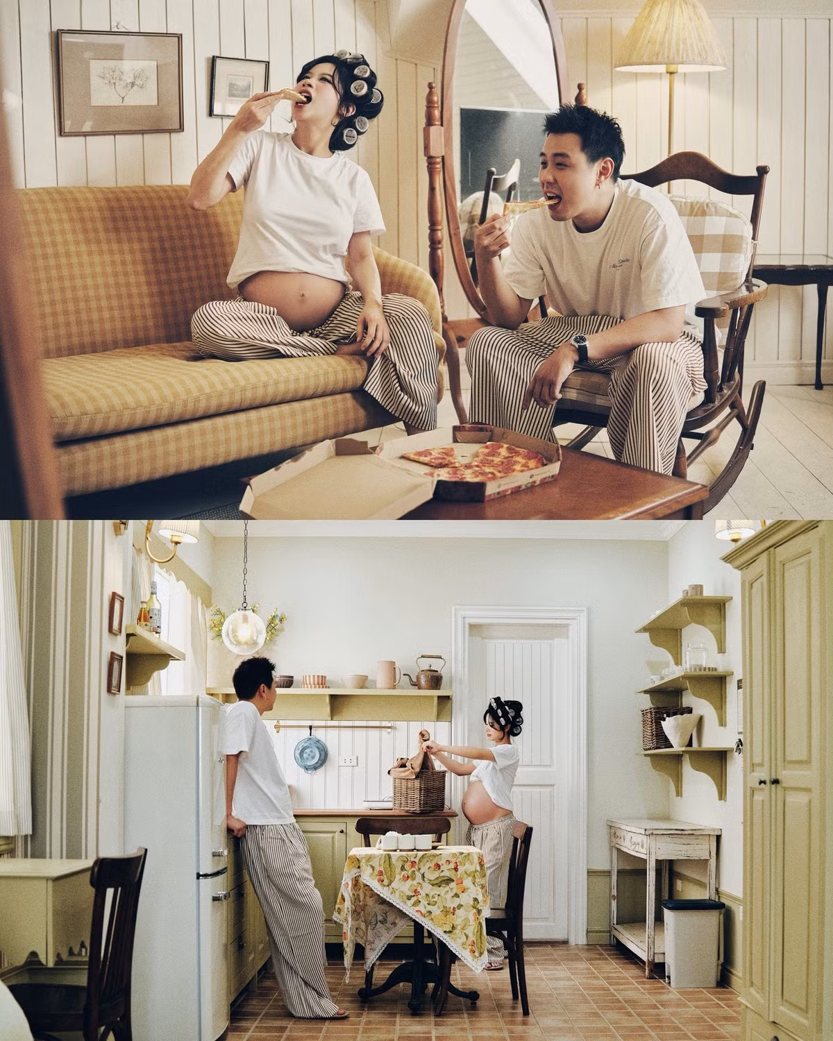 Việc Hàn Hằng nhanh chóng lấy lại phong độ vóc dáng sau sinh chỉ trong hơn 1 tháng cho thấy sự chăm sóc bản thân kỹ lưỡng, đồng thời khẳng định danh xưng "hot girl tạp hóa" vẫn giữ nguyên sức hút với vẻ đẹp ngày càng mặn mà và quyến rũ. (Ảnh: FBNV)