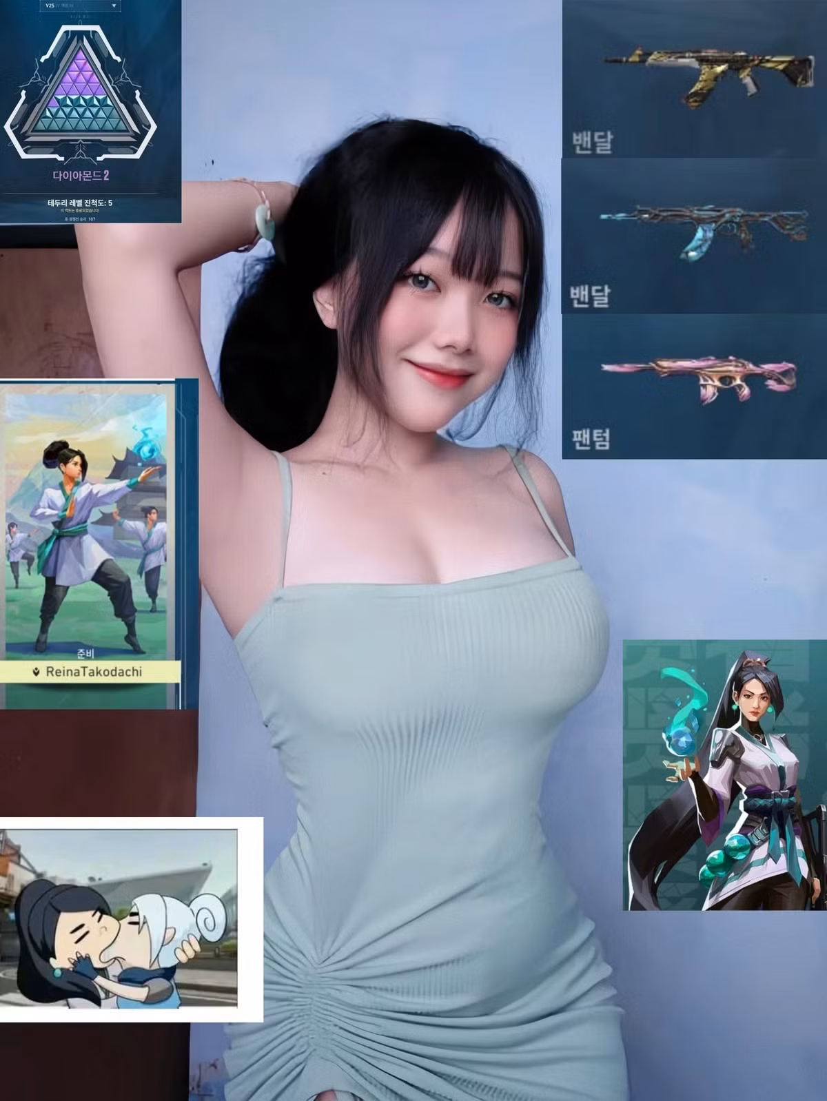 Mới đây, làng game Việt, đặc biệt là cộng đồng Valorant đang vô cùng sôi động với trào lưu khoe trình game của hội chị em. Trong đó, màn "flex" của cô nàng Khuê Ngọc đang nhận về bão like nhờ bức ảnh đính kèm vô cùng xinh đẹp và nóng bỏng.