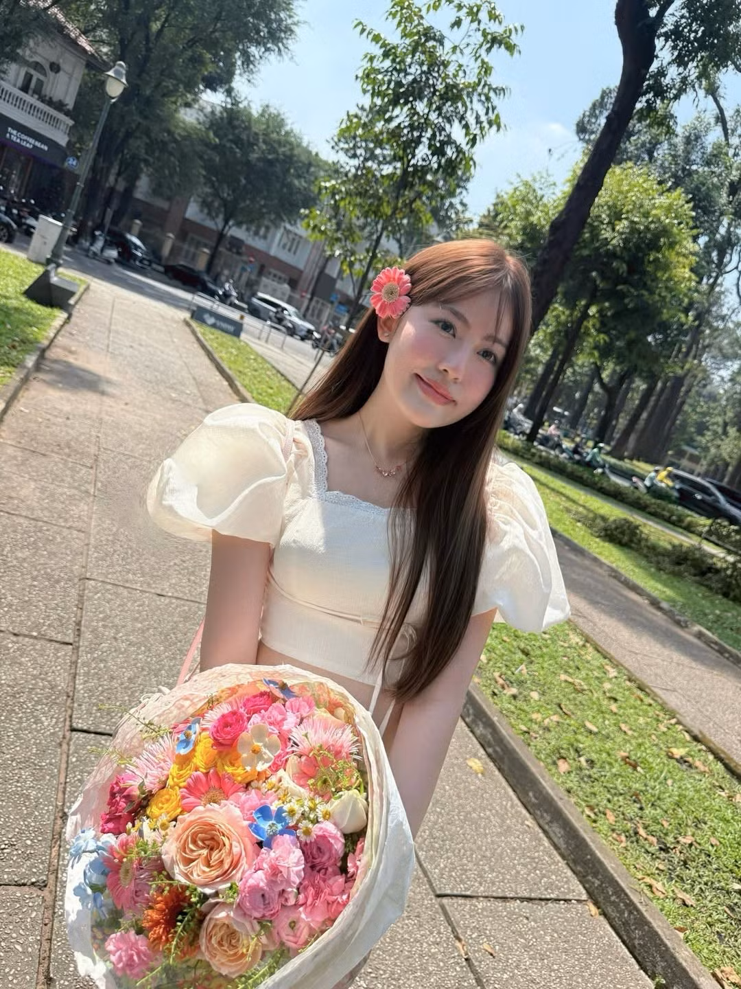 Đặc biệt, tên tuổi của Tăng Mỹ Hàn càng được cộng đồng mạng quan tâm hơn nữa khi cô vướng nghi vấn hẹn hò với rapper nổi tiếng HIEUTHUHAI. (Ảnh: IGNV)