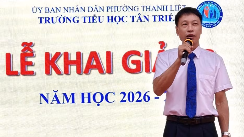 Thầy Cung Quốc Trưởng, Hiệu trưởng Trường Tiểu học Tân Triều, chia sẻ về những kỳ vọng trong năm học mới.