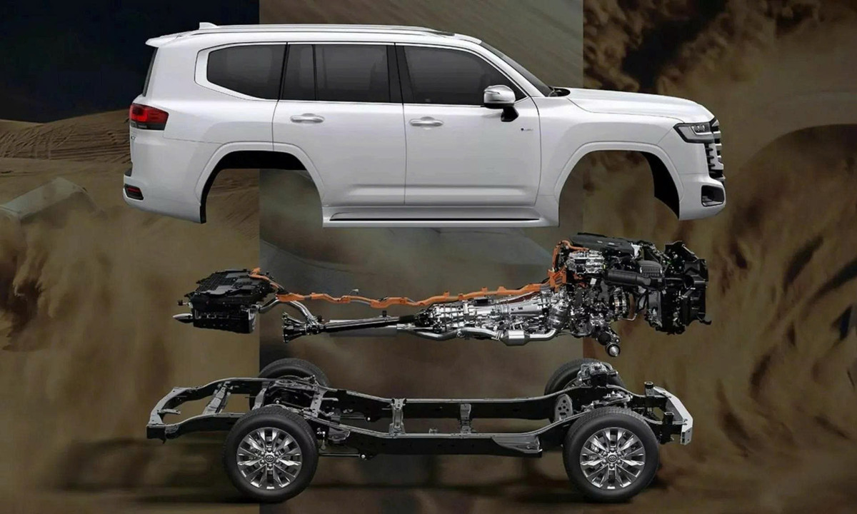 Toyota cho biết hệ thống hybrid này được tinh chỉnh đặc biệt để phù hợp với khả năng off-road truyền thống của Land Cruiser, đồng thời mang lại phản hồi chân ga êm ái và tức thời ngay cả khi di chuyển trên các địa hình khó nhằn nhất.