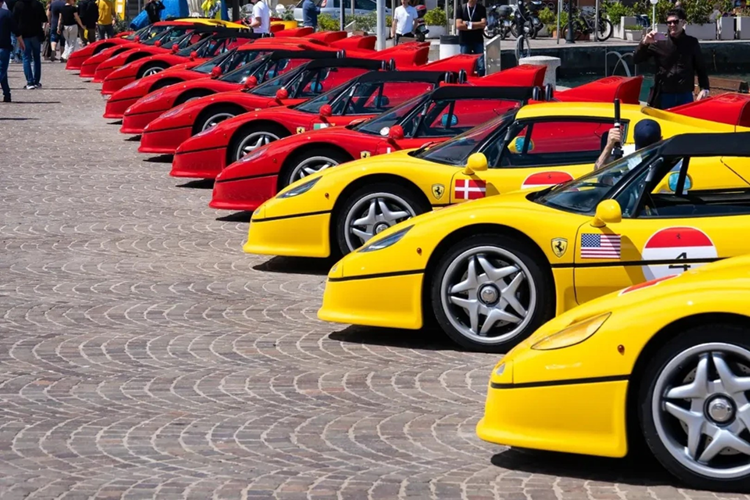 F50 được phát triển dựa trên concept Ferrari Mythos với cỗ máy V12 từ xe đua F1 Ferrari 641. F50 là mẫu xe thay thế cho F40 và cũng là một trong số những chiếc siêu xe mang tính biểu tượng của hãng Ngựa Chồm như 288 GTO, F40, Enzo, LaFerrari và mới đây nhất là F80.