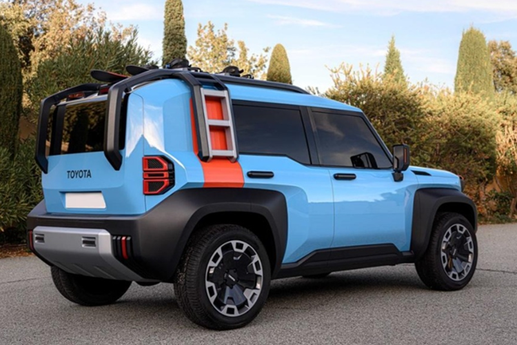 Nhìn tổng thể, thiết kế này được xem là sự tiếp nối của concept Toyota Compact Cruiser EV, từng giành giải thưởng thiết kế quốc tế, nhưng phiên bản tiền sản xuất sẽ có kích thước lớn hơn đáng kể. Theo một số nguồn tin tại Nhật Bản, chiều dài tổng thể của mẫu xe sẽ vào khoảng 4.500 mm, tiệm cận phân khúc SUV cỡ C, tương đương với những mẫu như Toyota RAV4 hay Ford Bronco Sport.