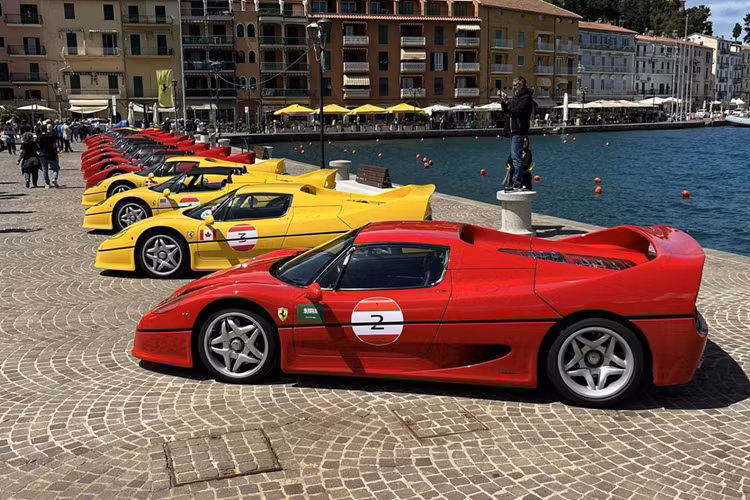 Ferrari F50 thiết kế targa và có thể thay đổi giữa cấu hình mui cứng và mui mềm.