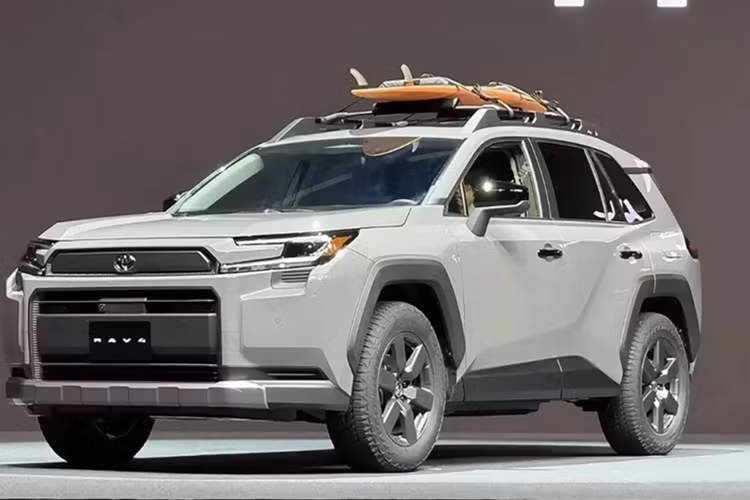 Ngoài ra, xe còn có hàng loạt chi tiết ngoại thất sơn màu tối như lưới tản nhiệt, giá nóc, ốp gương chiếu hậu, tay nắm cửa, ốp cua lốp và vành la-zăng, tạo cảm giác khỏe khoắn.