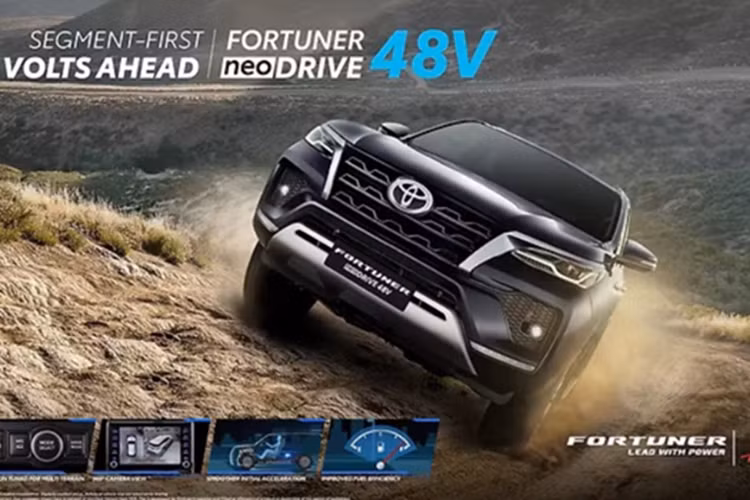 Theo đó Toyota Fortuner Mild-hybrid có giá bán khởi điểm từ 4,472 triệu rupee (khoảng 1,362 tỷ đồng). Phiên bản cao cấp Legender cũng được trang bị hệ thống hybrid nhẹ, giá hơn 5 triệu rupee (tương đương 1,526 tỷ đồng). Xe sẽ bắt đầu được nhận đơn đặt hàng từ hôm nay và bàn giao từ tháng 6/2025.