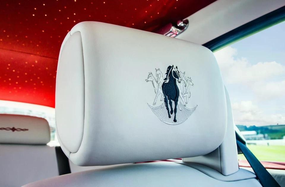 Khách hàng có thể cá nhân hóa nhiều chi tiết và màu sắc khác nhau. Tuy nhiên, tất cả các mẫu xe thuộc bộ sưu tập này đều có hình ảnh đàn ngựa 5 con thêu trên tựa đầu.