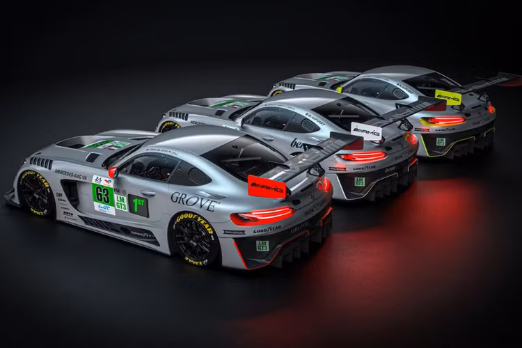 Dựa trên nền tảng AMG GT thế hệ đầu, Mercedes-AMG LMGT3 được thiết kế thân rộng với cánh gió cỡ lớn, đáp ứng các tiêu chuẩn nghiêm ngặt của FIA GT3. Động cơ V8 hút khí tự nhiên 6.3L, sản sinh 550 mã lực và mô-men xoắn 650 Nm, thay thế động cơ V8 Biturbo 4.0L của bản thương mại.