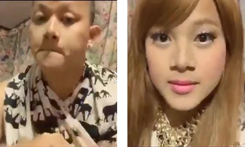 Hotboy biến thành hotgirl chỉ với 1 phút trang điểm thần kỳ