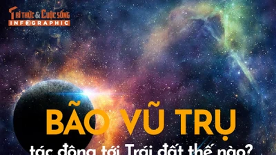 [INFOGRAPHIC] Bão vũ trụ tác động tới Trái đất thế nào?