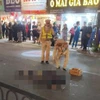 Hiện trường vụ ô tô tông xe máy trên phố Hà Nội khiến một người tử vong