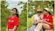 Trương Quỳnh Anh mặc trẻ trung bên bố mẹ ở Mỹ